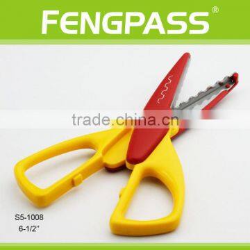 S5-1008 6.5 Inch 2Cr13 Stainless Steel Blade With Plastic Handle Cuticle Scissors photo-3