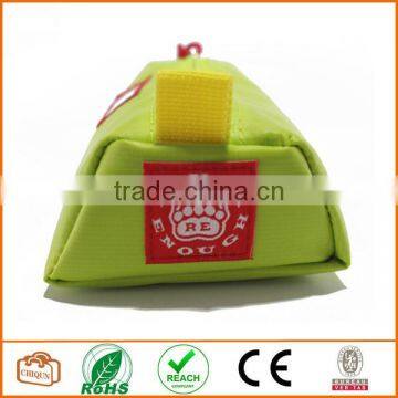 Tarpaulin Name Tag Small Pencil Case Pouch (Lime Green) photo-3