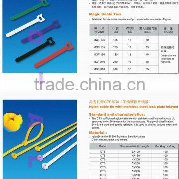 Stainless Steel inlayed Cable Ties