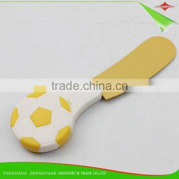 ZY-B20261 5pcs pp Football Style Handle Non Stick Coating Head Cheese Cutter Set Cheese Knife Set photo-6