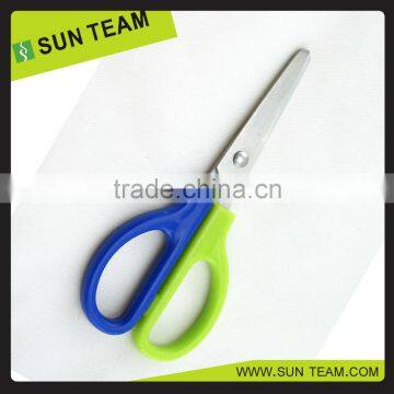 SC032 4-1/4" Professional Stainless Steel Two Color PP Handle Office Scissor photo-2