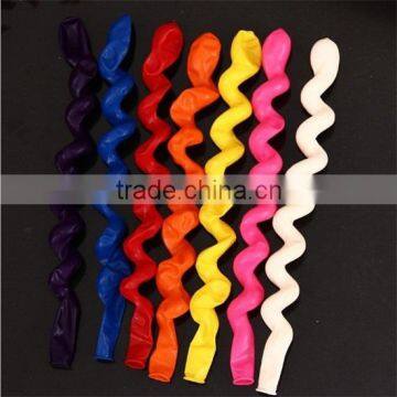 100pcs/bag Wedding Kids Birthday Party Decoration Twist Spiral Latex Balloons photo-5