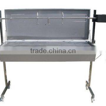 Metal Galvanized BBQ Barbecue Grill photo-3