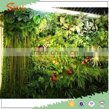 Wholesale Fake Vertical Garden Green Grass Plant Wall Decor for Indoor photo-2