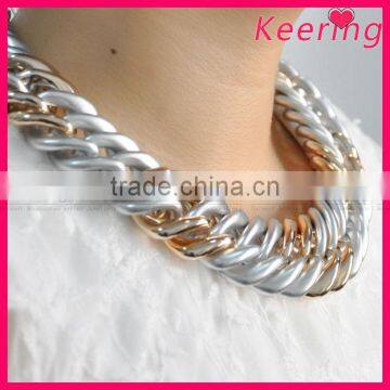 Popular Curb Link Chain Style Stainless Steel Necklace WNK-254