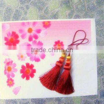 Wood Bead Tassel