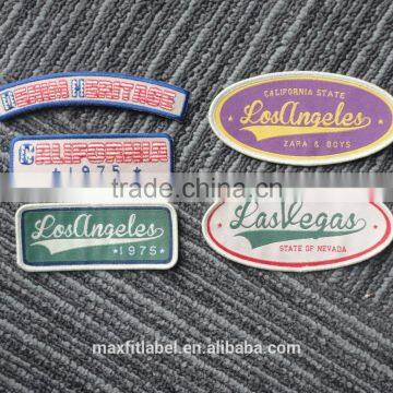 China Factory High Quality Cheap Custom Head Woven Badge photo-2