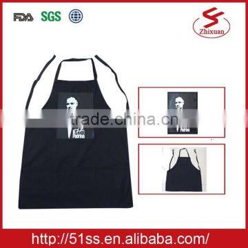 Chef works classic cotton aprons, black 70x80cm