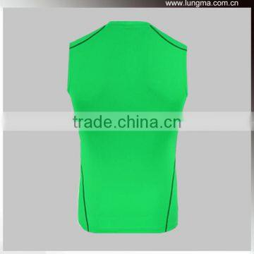 Fashion Dry Fit Custom Rash Guard Vest, New Sublimation Printed Compression Shirt For Running Surfing Swimming photo-3