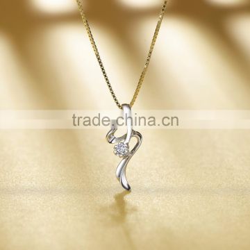 Hot Selling 9K Gold Jewelry Diamond Necklace