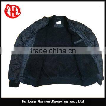 Custom Fashion Men Quilted Bomber Jacket With Padding photo-5