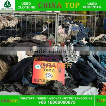 high quality clean recycling 50kg second hand used clothing