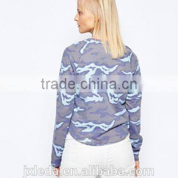 Custom Women All Over Camo Print Sweatshirt Without Hoodie photo-4