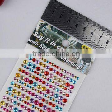 Various Color Acrylic Sticker,crystal Sticker,acrylic Stone Sticker photo-3