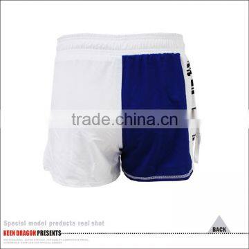 BLUE AND WHITE PRINTED MMA SHORTS WITH HIGH QUALITY AND FASHION DESIGN photo-2