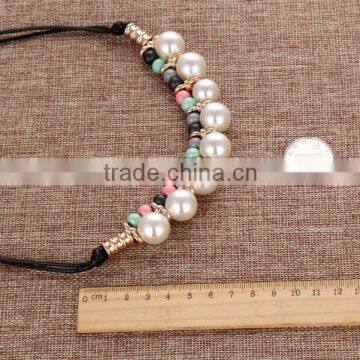 Zm35072a Beautiful Model Women Fashion Faux Pearl Necklace photo-3