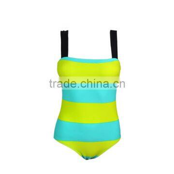 Fujian Shishi Manufacture Sexy Simple One Piece Swimwear Full Body Swimsuit photo-2