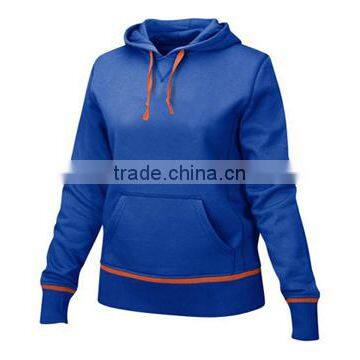 wholesale high quality customise plain pullover hoodie for WOMEN