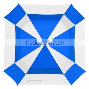 60" Arc Square Umbrella - Automatic, 38" Long, Anti-wind Square Canopy Designed to Resist Inversion and Comes With Your Logo photo-2