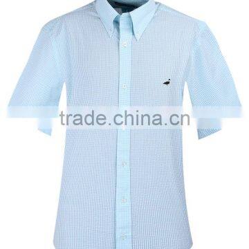 2017 Latest Design Seersucker Men's Short Sleeve Shirt photo-2