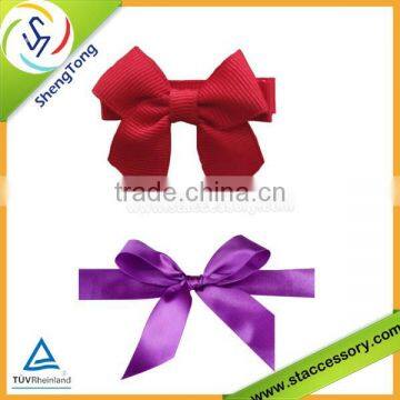 wholesale pre-made fabric ribbon bow