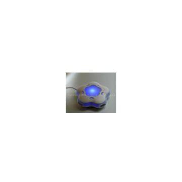 Plum flower 7 colors lights USB2.0- 4 ports hub