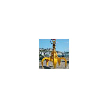 10T Multi 5 Jaw Excavator Grab With Twin-Rope / Excavator Spare Parts