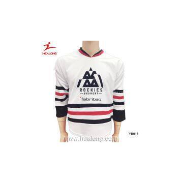 Cheap Latest Sublimation Any Style Ice Hockey Jersey Shirts photo-3