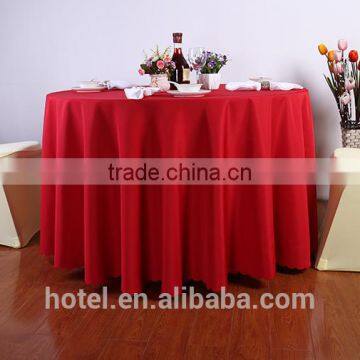 2016 hot sale high quality round table cloth for wedding banquet