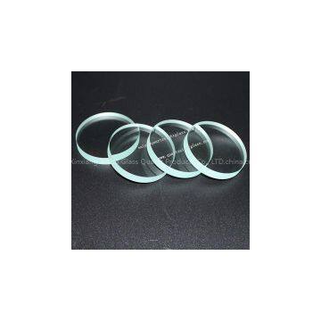 Heat Resistance Clear Circle Fused Quartz Glass Piece