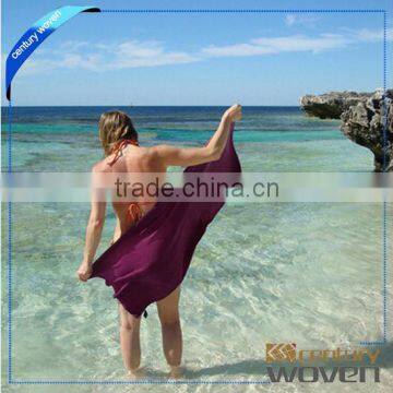 Suede fabric towel microfiber beach towel