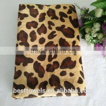 wholesaler printed Sexy Leopard beach towel