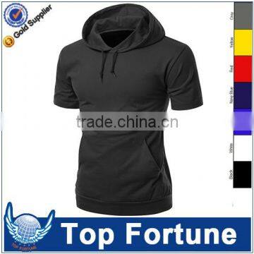 Customized wholesale gym sleeveless hoodie