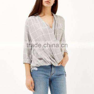 Casual style Ladies Fashion women tops blouse