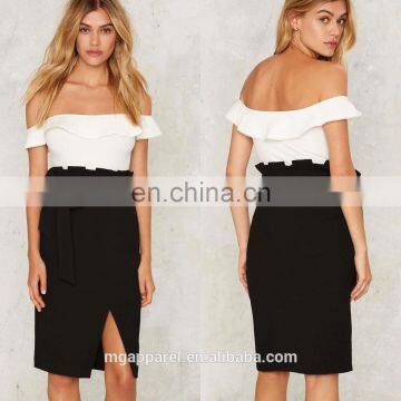 2017 Summer lady skirt high-waisted women black pencil skirt