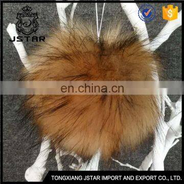 Factory Wholesale Accessories Rabbit Pompom High Quality Large Faux Pom Fluffy Fox Fur Ball For Keychain Bag Charm