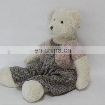 Plush And Stuffed Teddy Bear Animal Baby Toys With Cloth Dress Sweaters photo-2