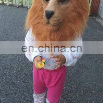 Top Quality Realistic Halloween Animal Head Mask Rubber Latex Lion Masks