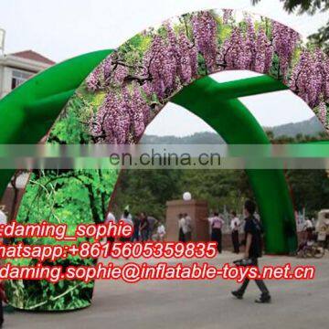 Inflatable Wisteria Arch for Wedding Party Events Decoration