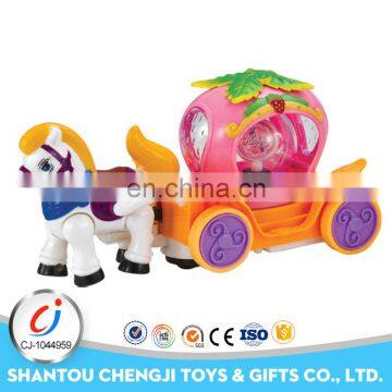 Promotional gifts funny horse carriage slide truck car toys for kids