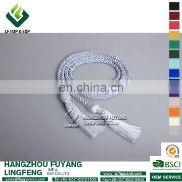 Single Color Graduation Honor Cord (White)