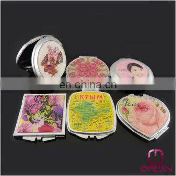 Promotional Metal Compact Mirror With customized logo