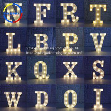 Advertising Acrylic Outdoor Light Box Signs Marquee Letters Christmas Wedding Decoration