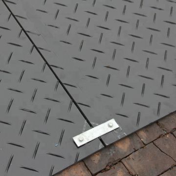 impact resisting UHMW-PE ground protection mat