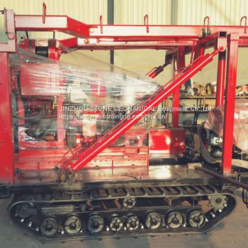 ST200 Red Color Portable Well Drilling Rig , Water Well Drilling Equipment