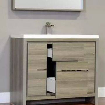 Melamine Panel Furniture Bathroom Vanity Cabinets photo-4
