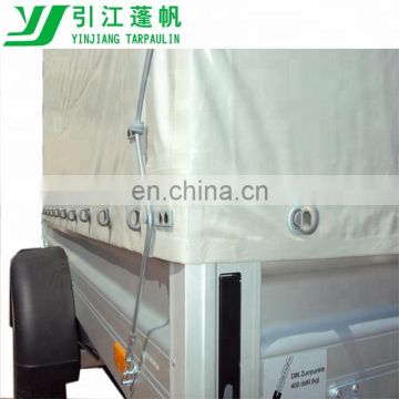 pvc coated waterproof tarpaulin tarp travel trailer cover