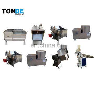 Semi Automatic Potato Chips Processing Line Potato Crisps Making Machines