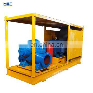 Large flow rate water pumping machine for fish farming