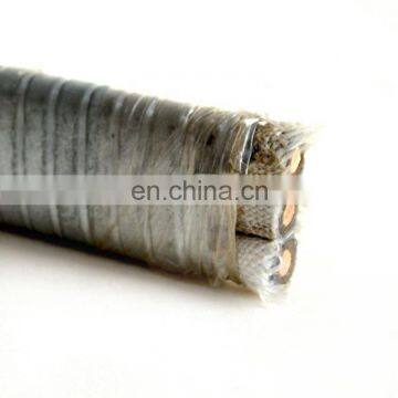 QYEQ Flat ESP Power Cable, 3 Core Submersible Pump Cable High Temperature And Oil Resistance Cable